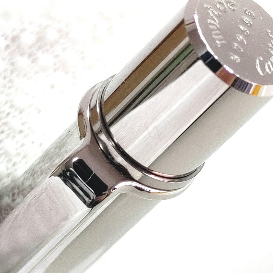 Cartier カルティエ マストドゥ ボールペン 筆記具 ロゴ刻印 シルバー