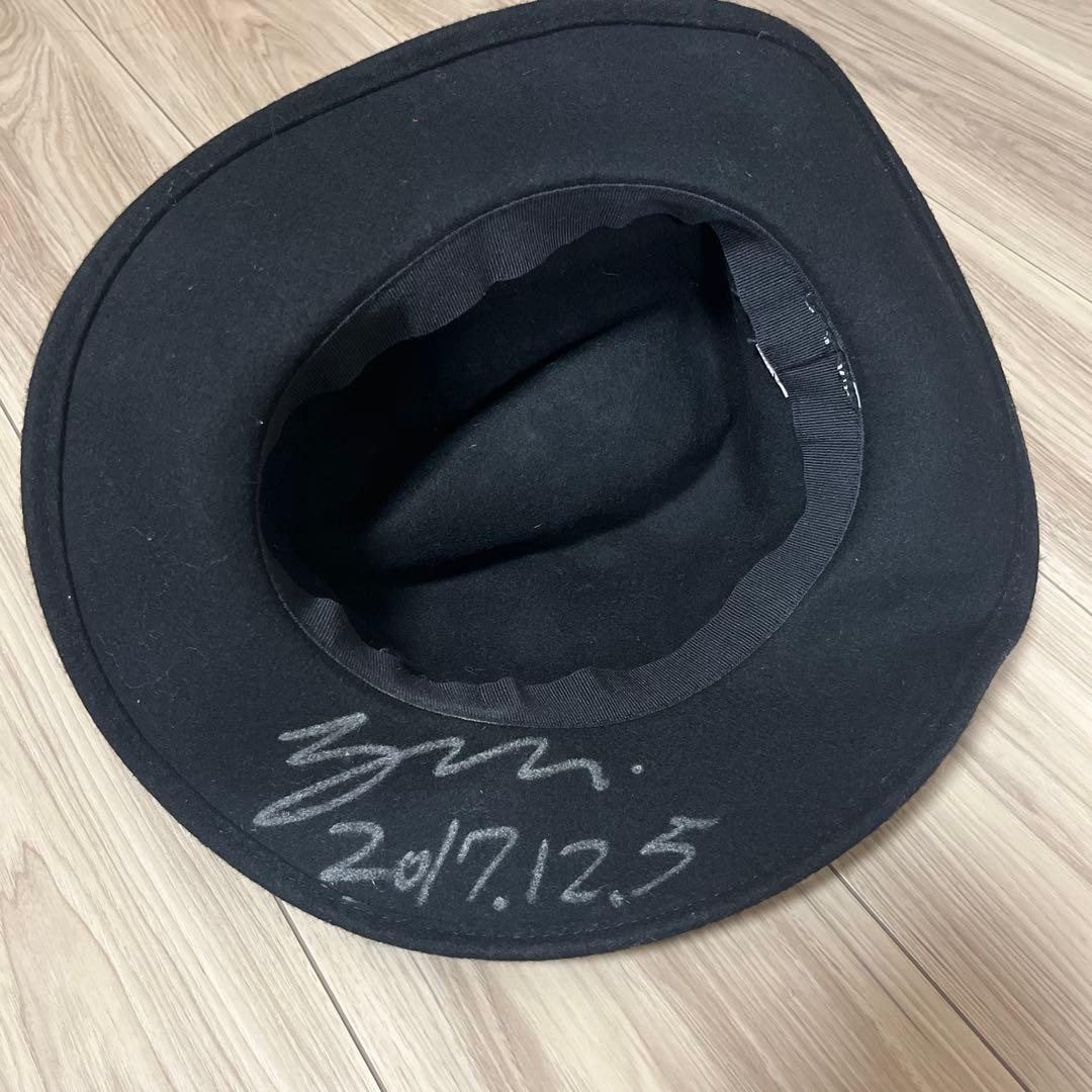 松下優也　本人着用　直筆サイン入り　ハット　帽子