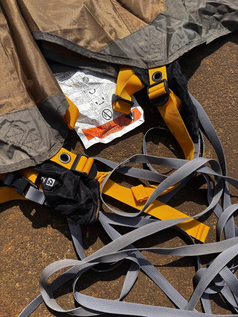 ニーモ　ヘキサ6p ポール2本　二股ポール部品1つ