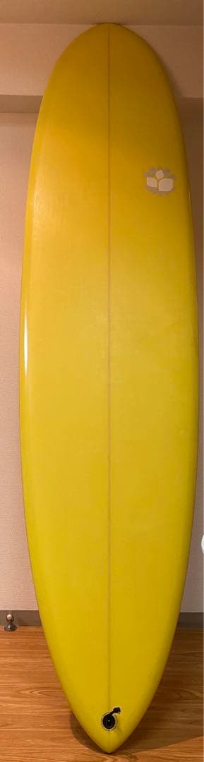 イエローサーフロングボード　THREE WEATHER
