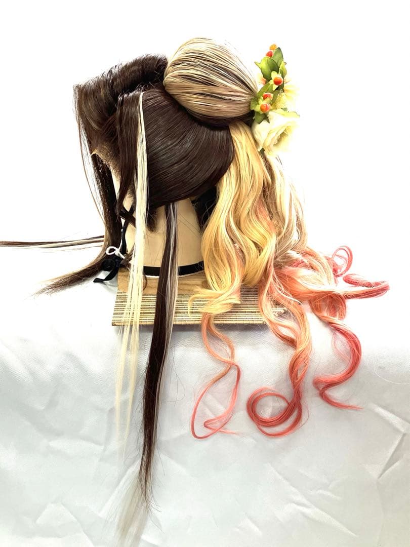 辰巳7号サイズ、創作耐熱ファイバープラス、中古舞踊かつら、大衆演劇かつら