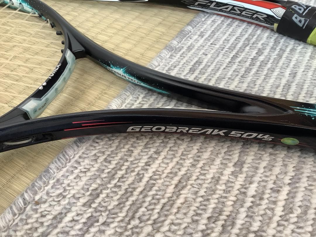 軟式テニス　ヨネックスジオブレイク50VS・Fレーザー７S　ボール12個