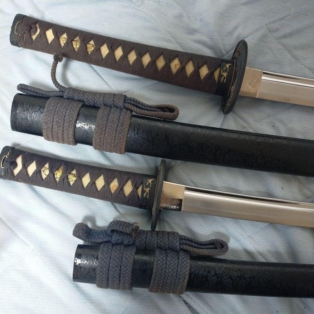 居合刀　模造刀　日本刀　刀剣　樋入り刀身　軽量　飾り鞘　鮫皮　脇差　太刀