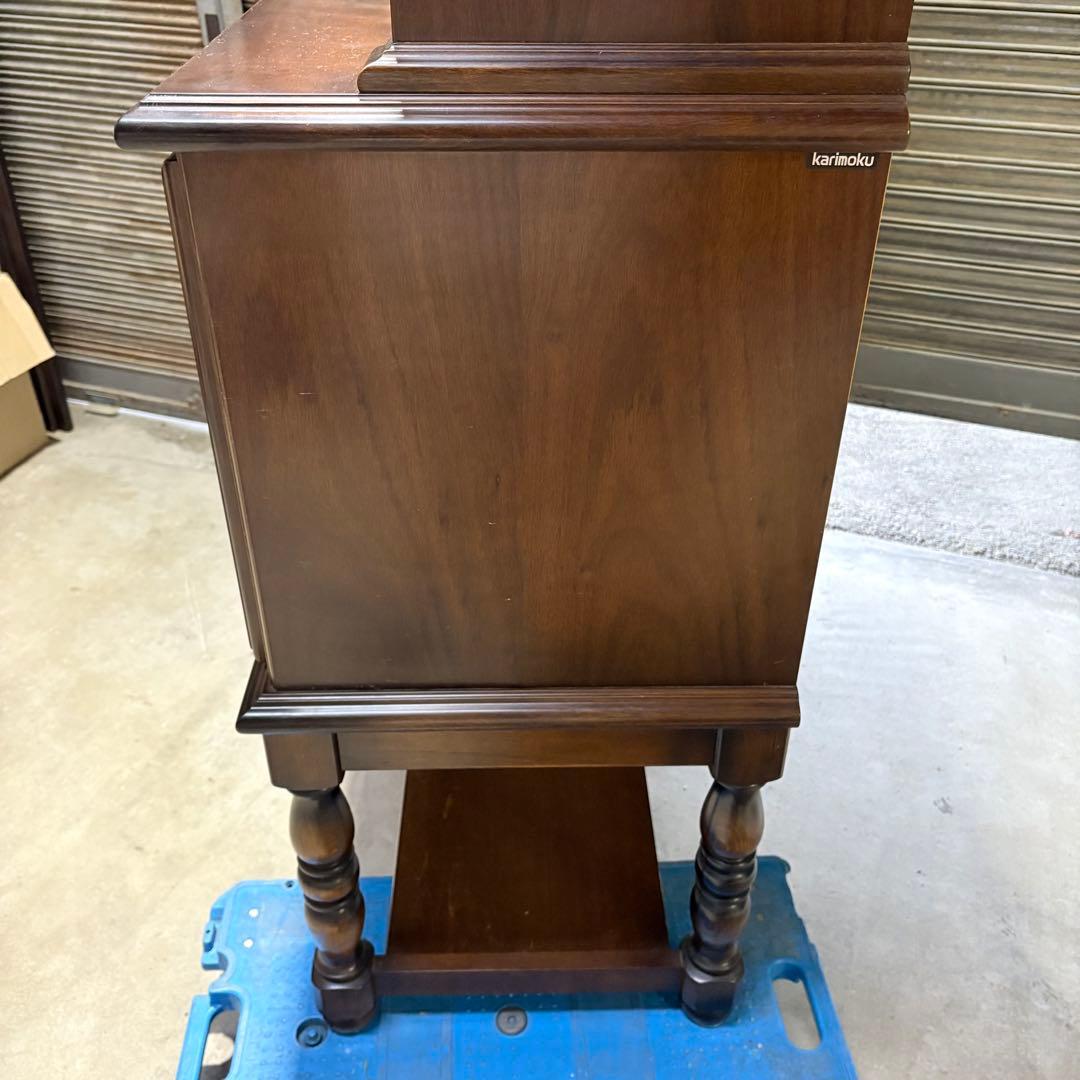 【福岡】【美品】カリモク karimoku 飾り棚 アンティーク ヴィンテージ