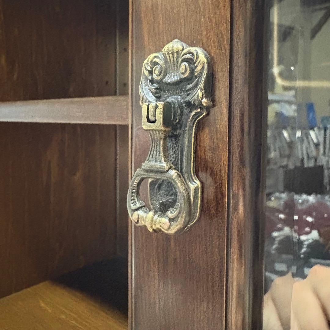 【福岡】【美品】カリモク karimoku 飾り棚 アンティーク ヴィンテージ