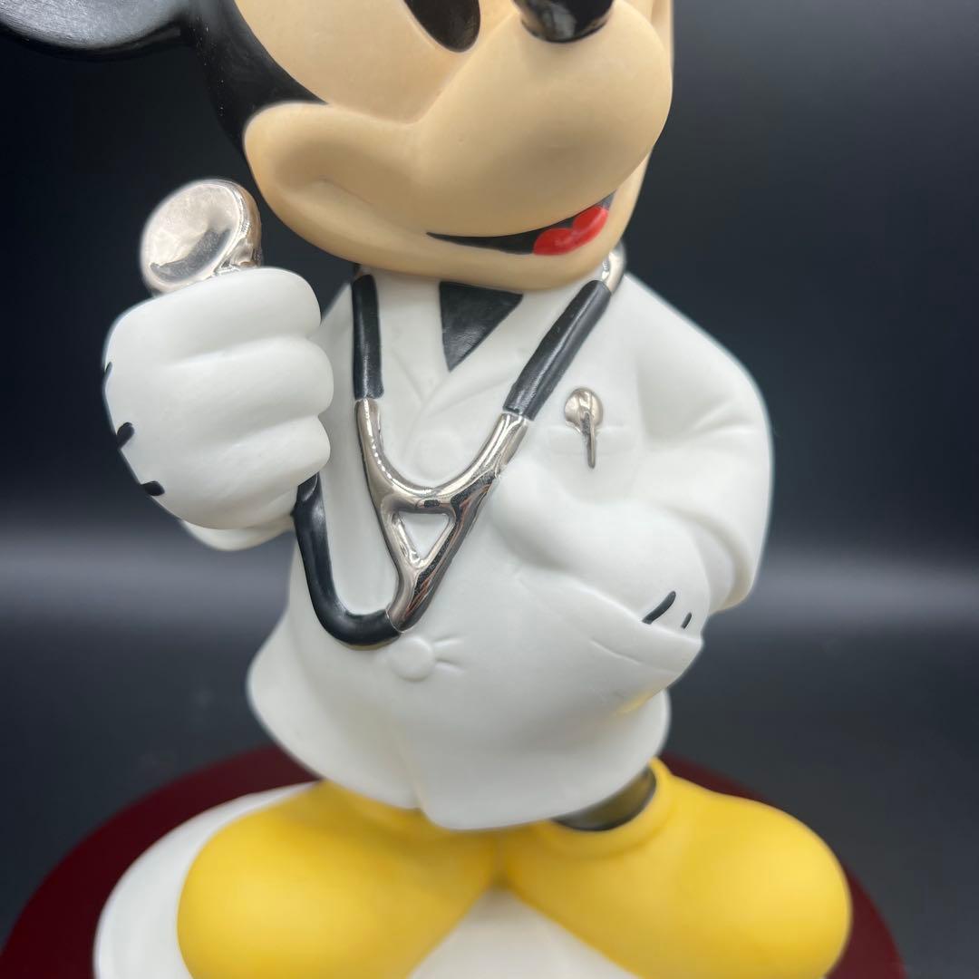 【レア】ドクター　ミッキー 　医者　フィギュア　加藤工芸　陶器