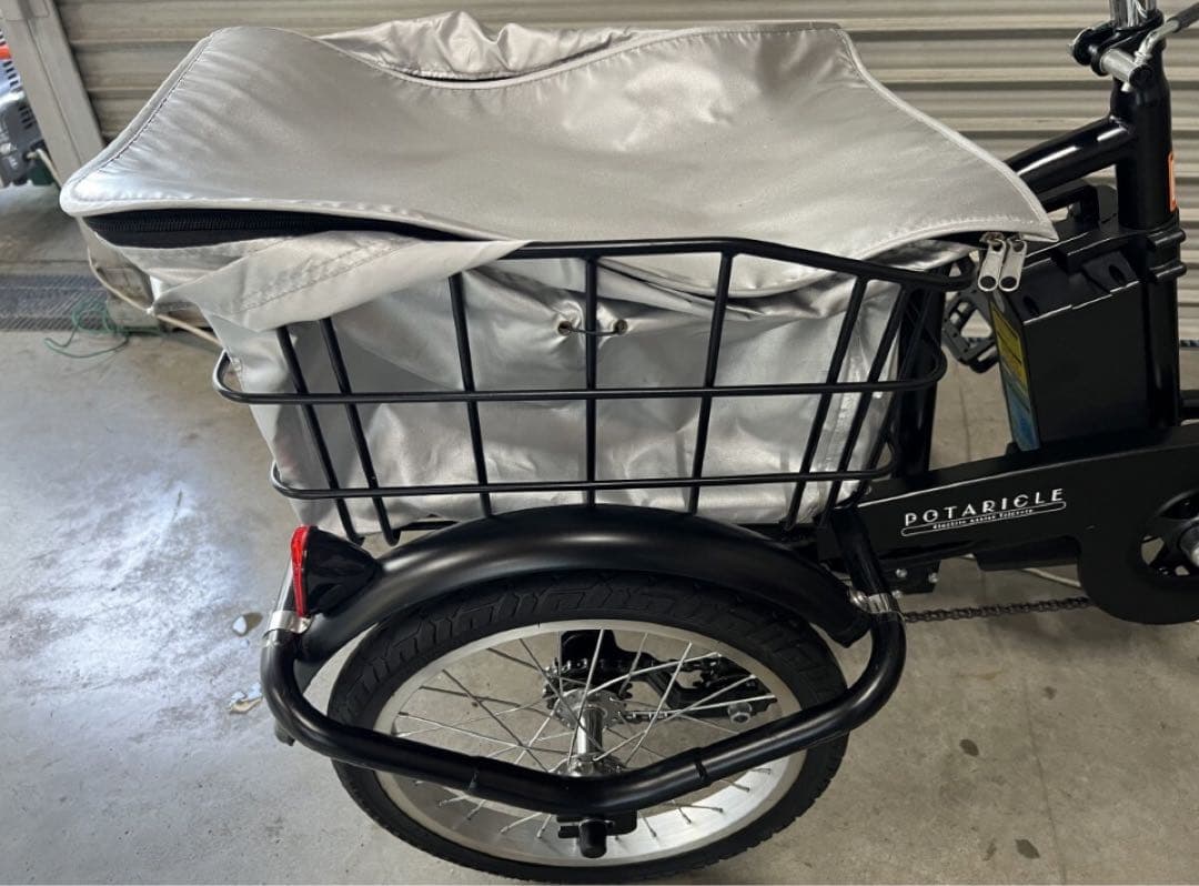ルパン！神戸市よりミムゴPOTARICLE電動三輪自転車 バッテリー付です