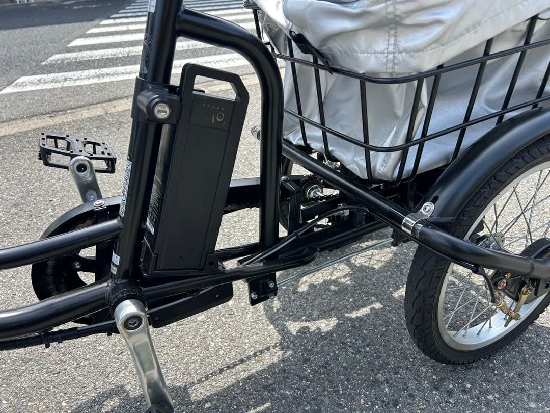 ルパン！神戸市よりミムゴPOTARICLE電動三輪自転車 バッテリー付です