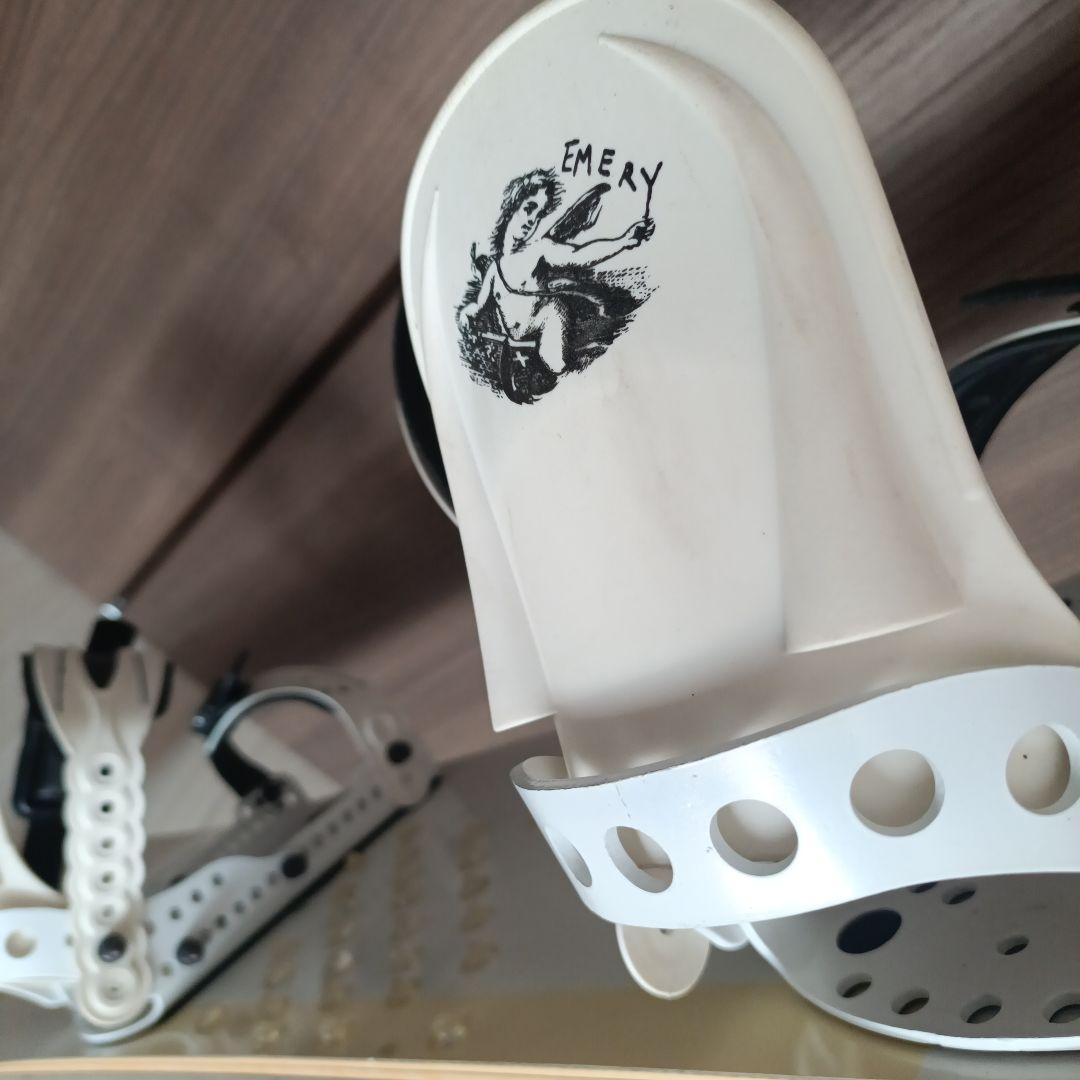 LOCOBANANA スノーボードビンーティング optronホワイト134cm