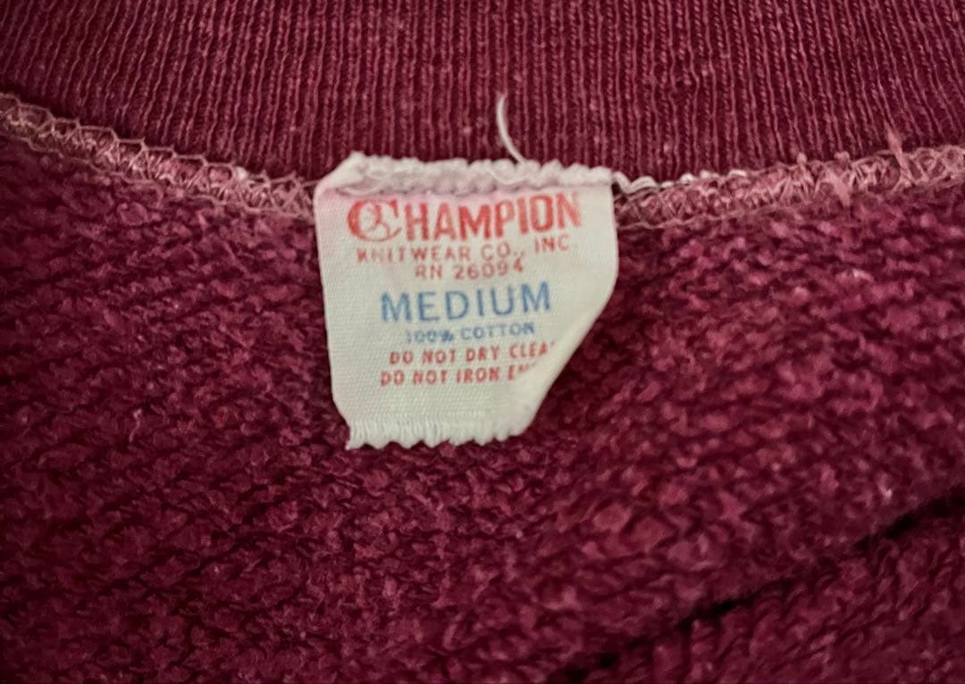 【美品】60s CHAMPION ランタグ カレッジスウェット ヴィンテージ
