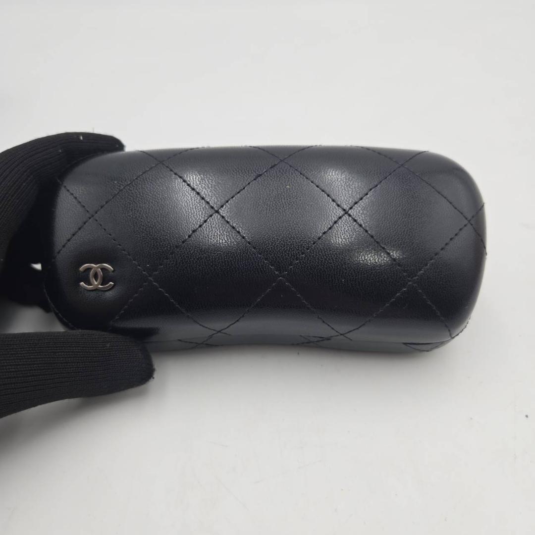 CHANEL シャネル サングラス ココマーク ラインストーン付 ケース・箱付き