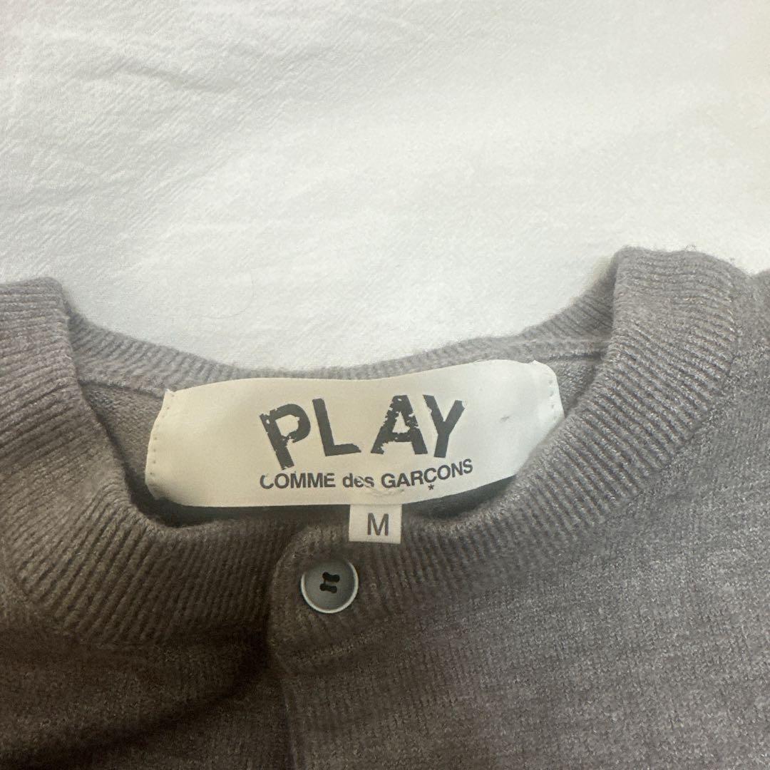 コムデギャルソン グレー カーディガン M