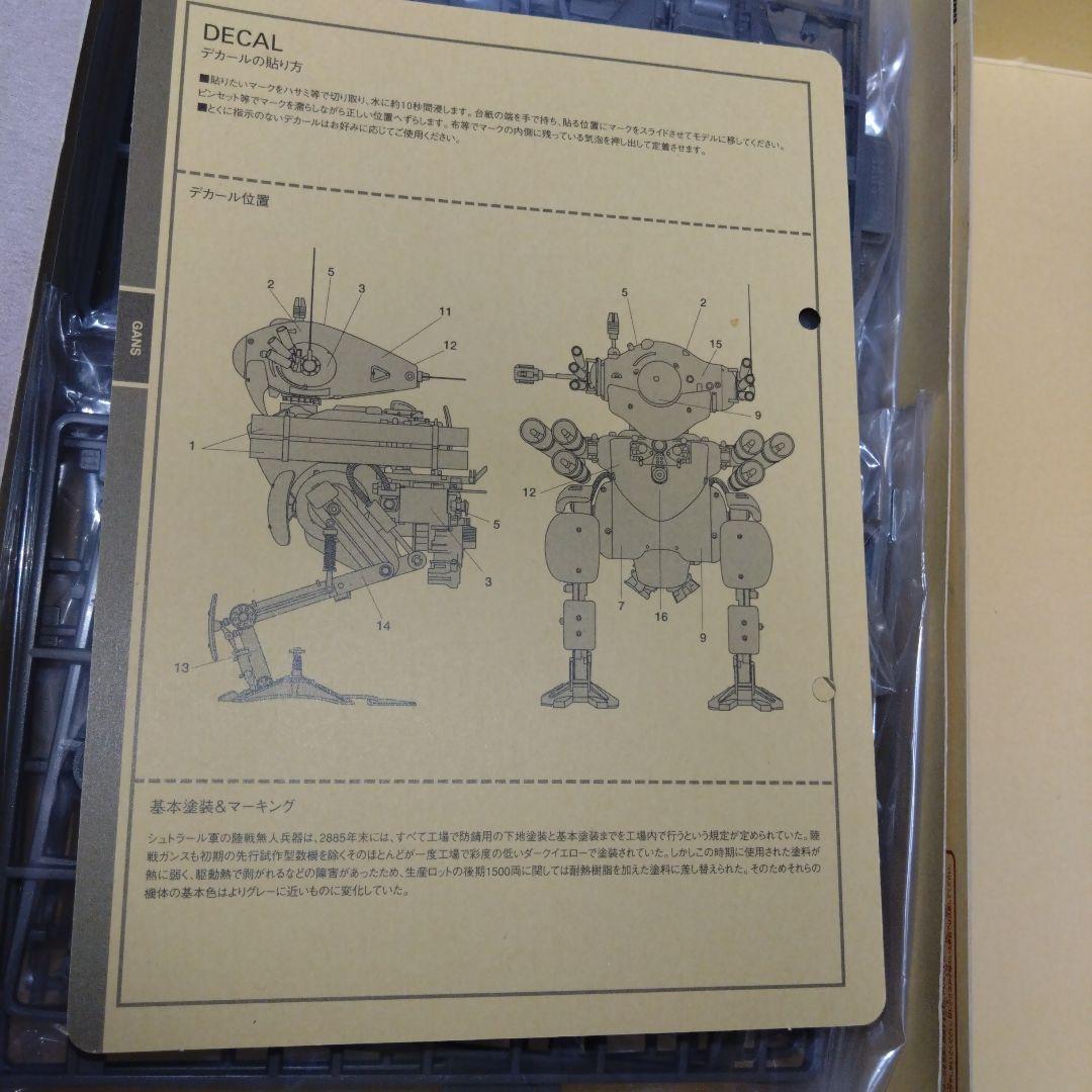 マシーネンクリーガー 陸戦ガンス (1/20スケールプラスチックモデル)