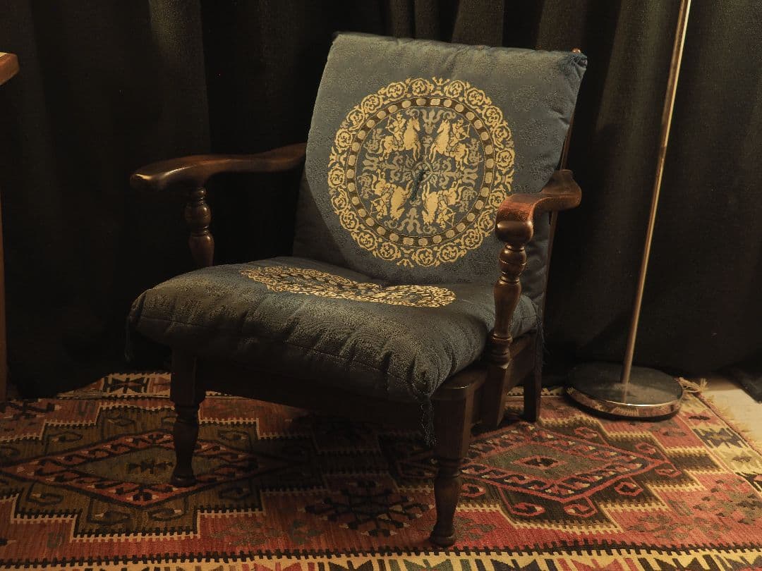 【値引中】“飛騨産業”キツツキアーム1pソファB