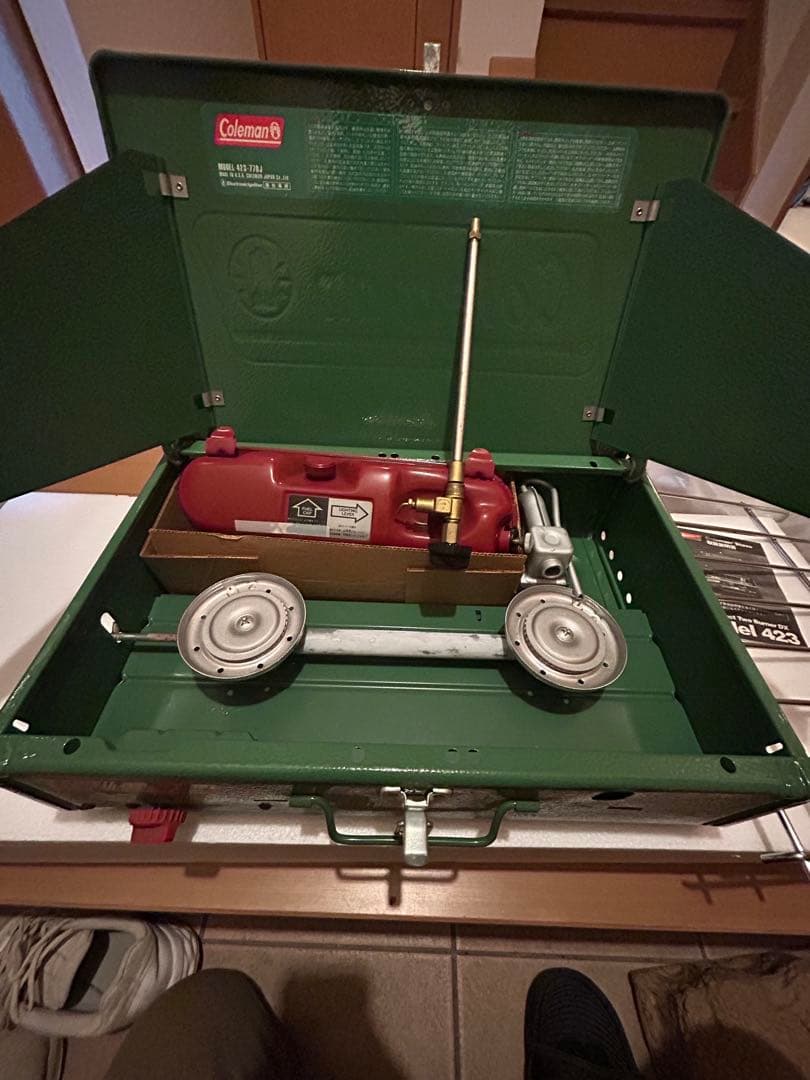 新品Caleman ツーバーナーDX 423-770J アマガエル希少廃盤品❗️