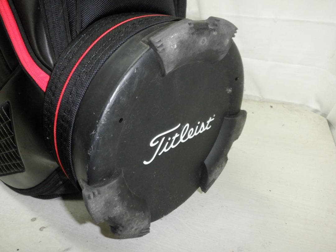 Titleist★タイトリスト★9.5型★美品★スタッフ(BK×RED)