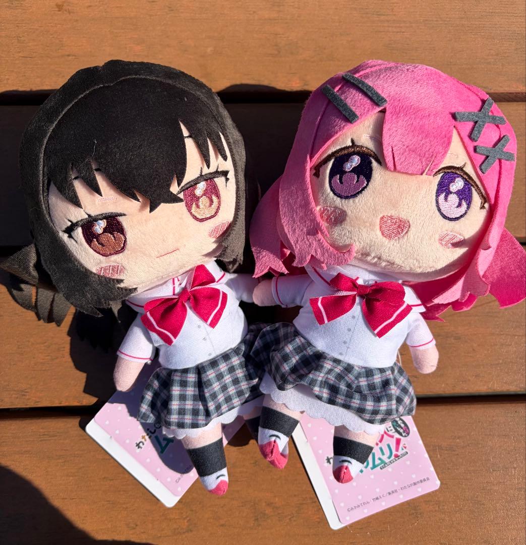 【バラ売り可】わたなれ みでぃあんぬいぐるみ 甘織 れな子　琴紗月 2体セット