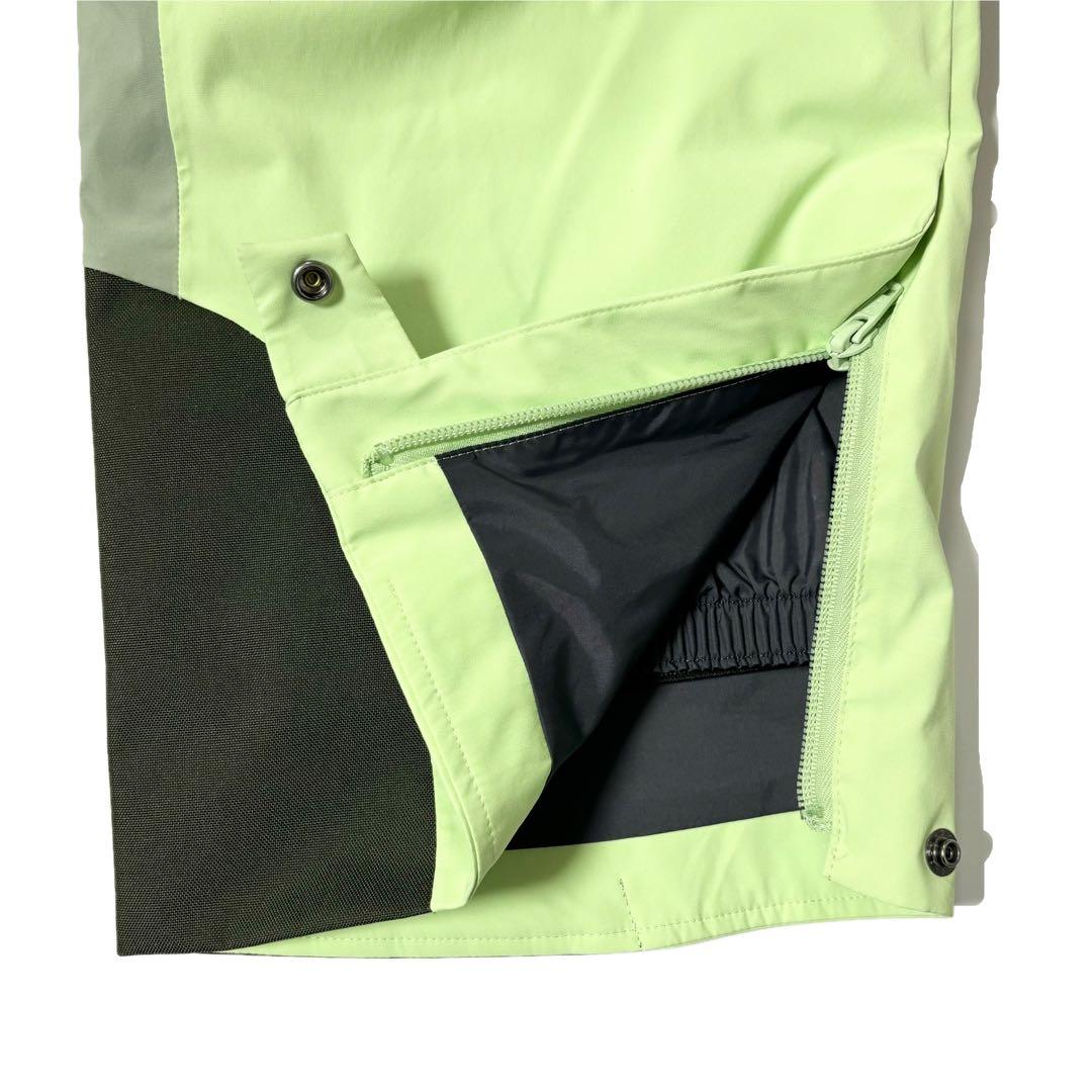 新品 ゴールドウィン ウィメンズ ツートンカラー パンツ スモーク モス L