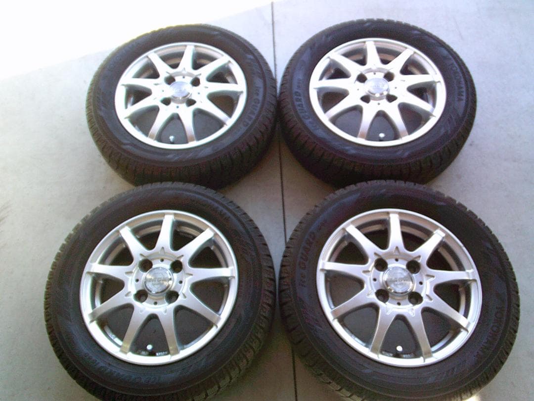 送料込☆中古スタッドレスセット☆ヨコハマiG60☆155/65R13☆アルト等