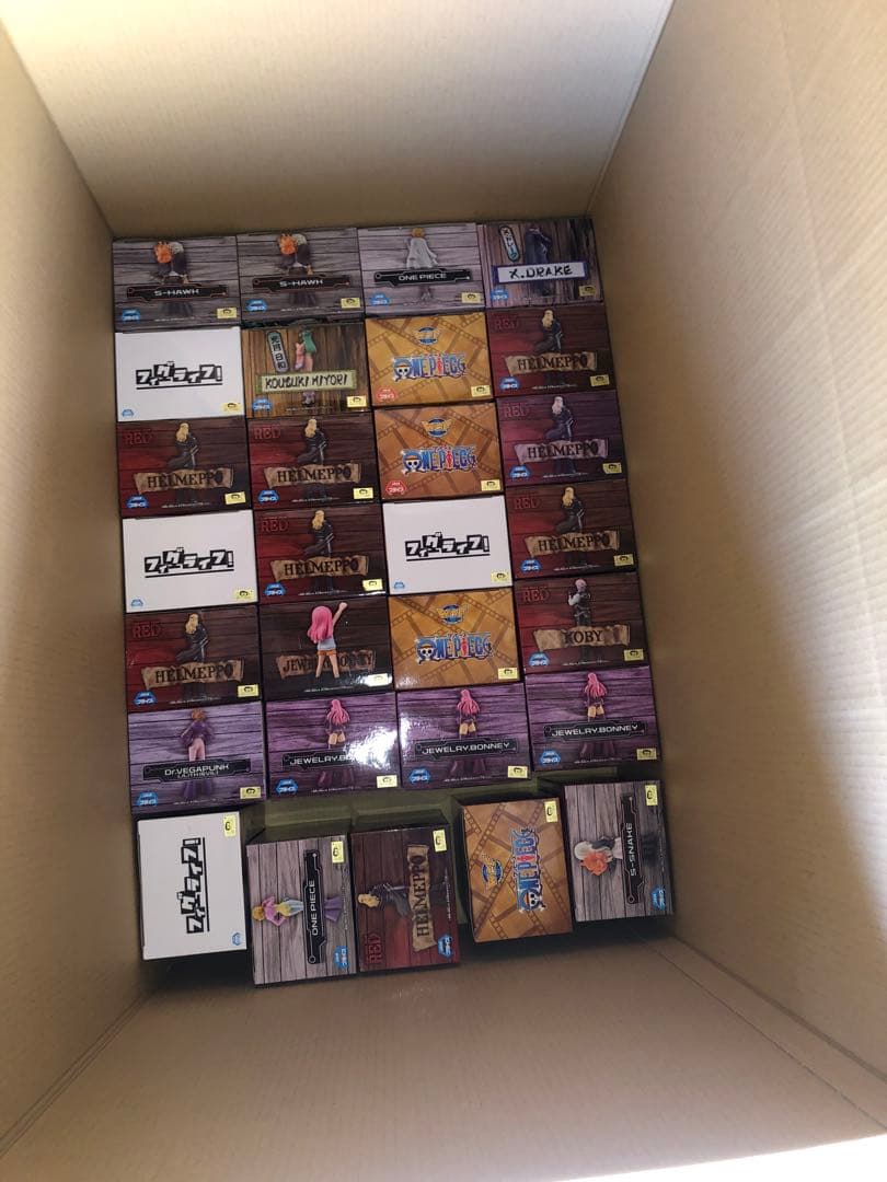 ワンピース　フィギュア　ワーコレ　エッグヘッド　ニカ　ギア5 小箱　98個