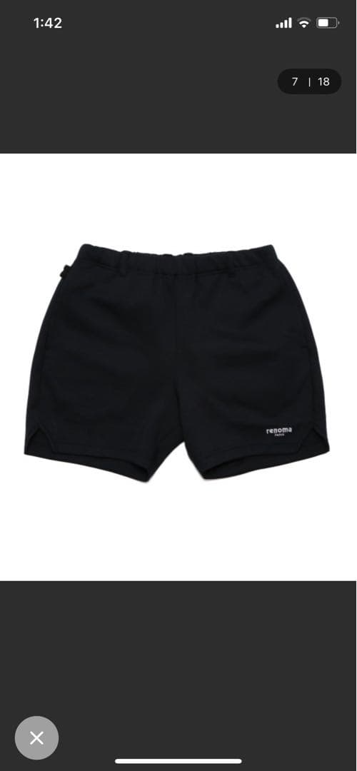 メンズウェア renoma paris SWEAT EASY SHORT PANTS