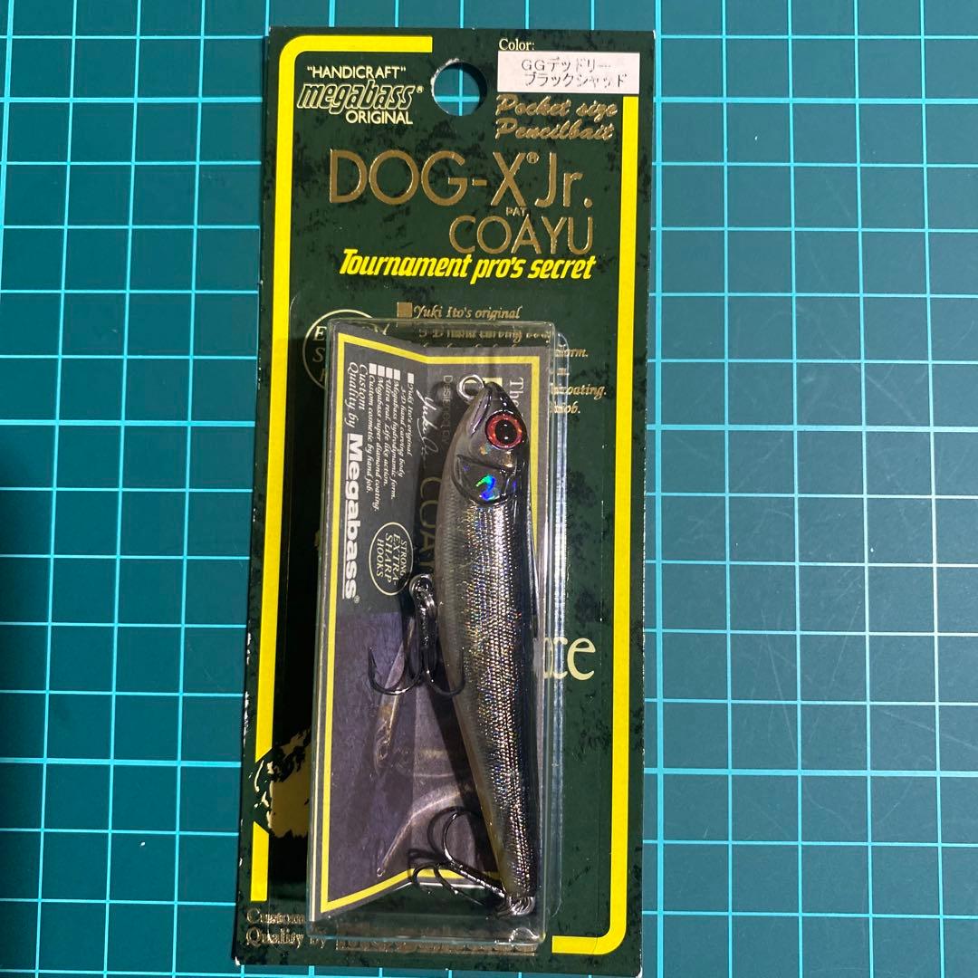 メガバス　DOG−X  Jr  デッドリーブラックシャッド　オールド