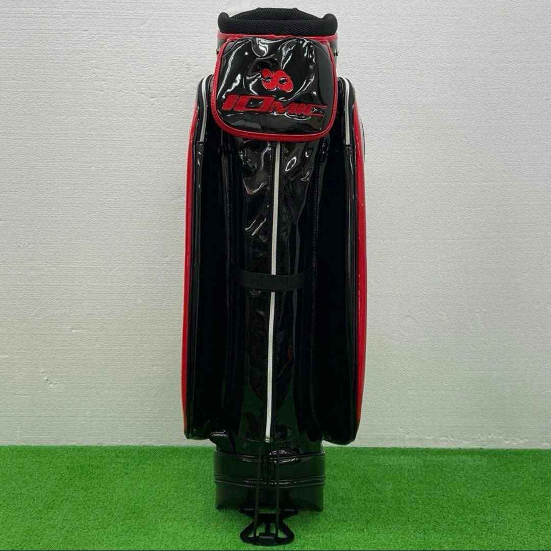 イオミック IOMIC キャディーバック　2019年モデル　ゴルフバック　黒赤