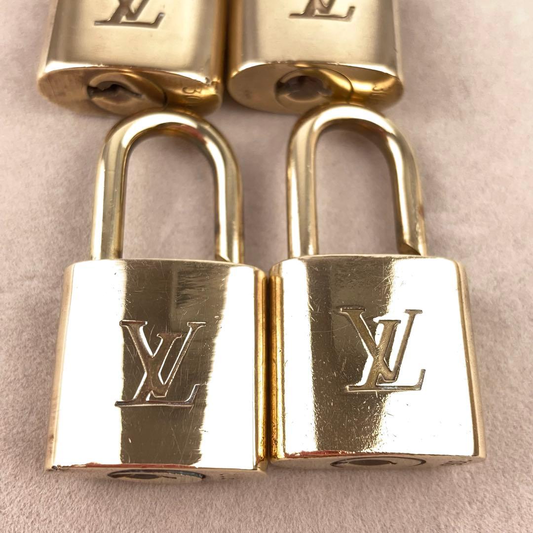 ルイヴィトン パドロック No.306のみ 4個まとめて 南京錠 カデナゴールド