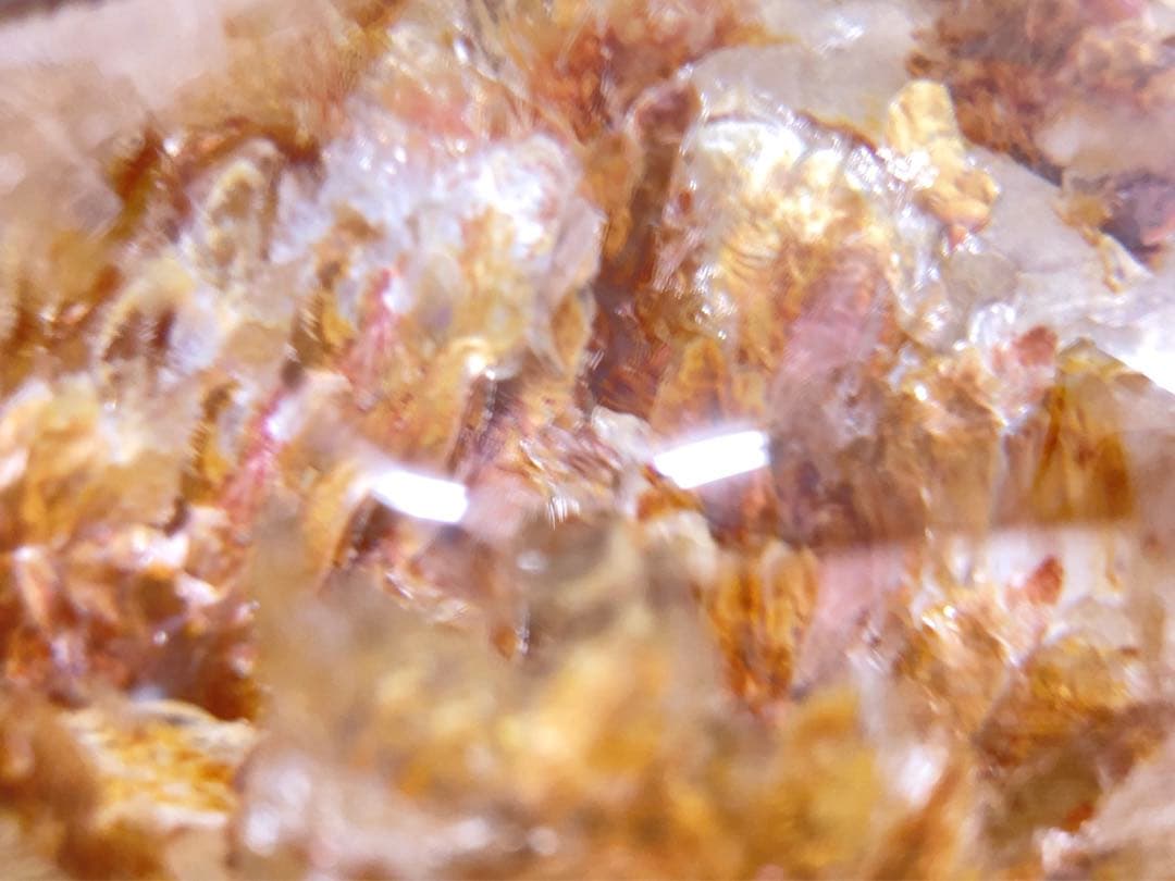 天然パワーストーン・虹色結晶入りガーデンクォーツ原石