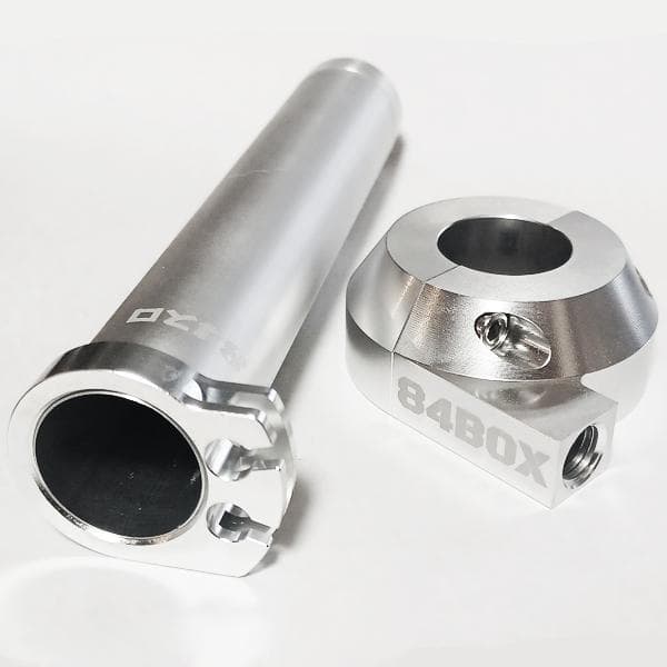 84スロ③ 84ボックス シルバー ハチヨン ハンドル 2点セット