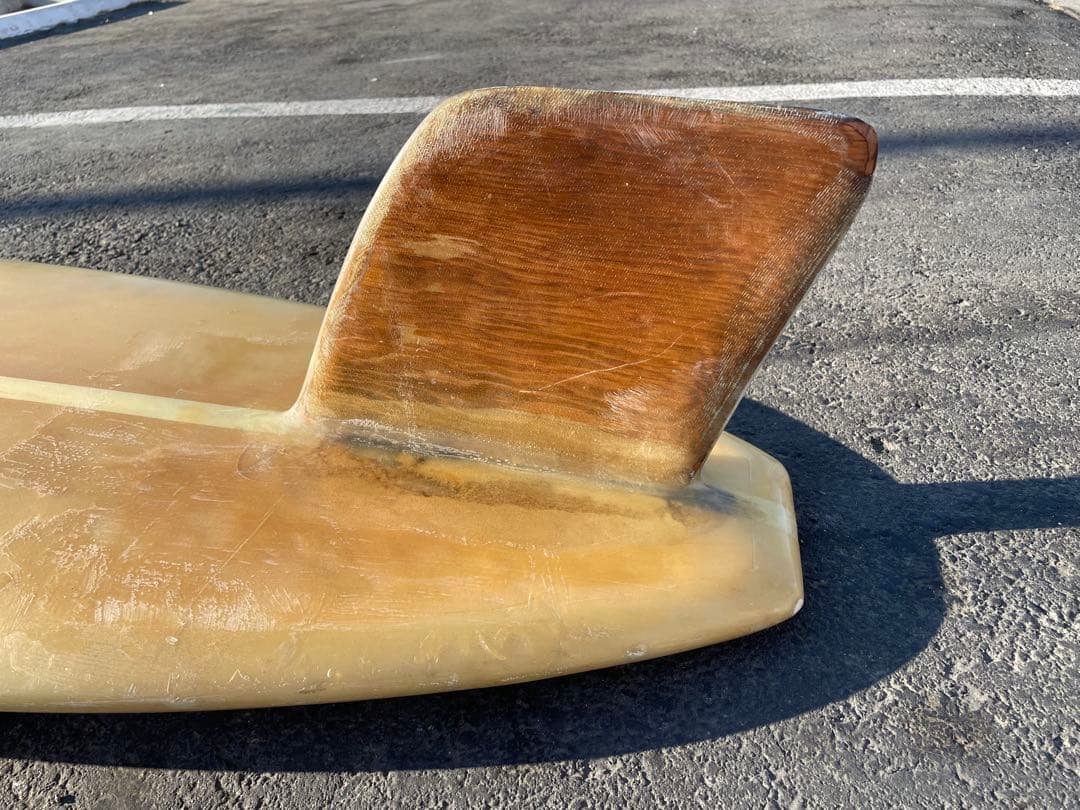 激レア◇60'sビンテージ◇HOBIEホビー ロングボード◇9'8 ウッドフィン