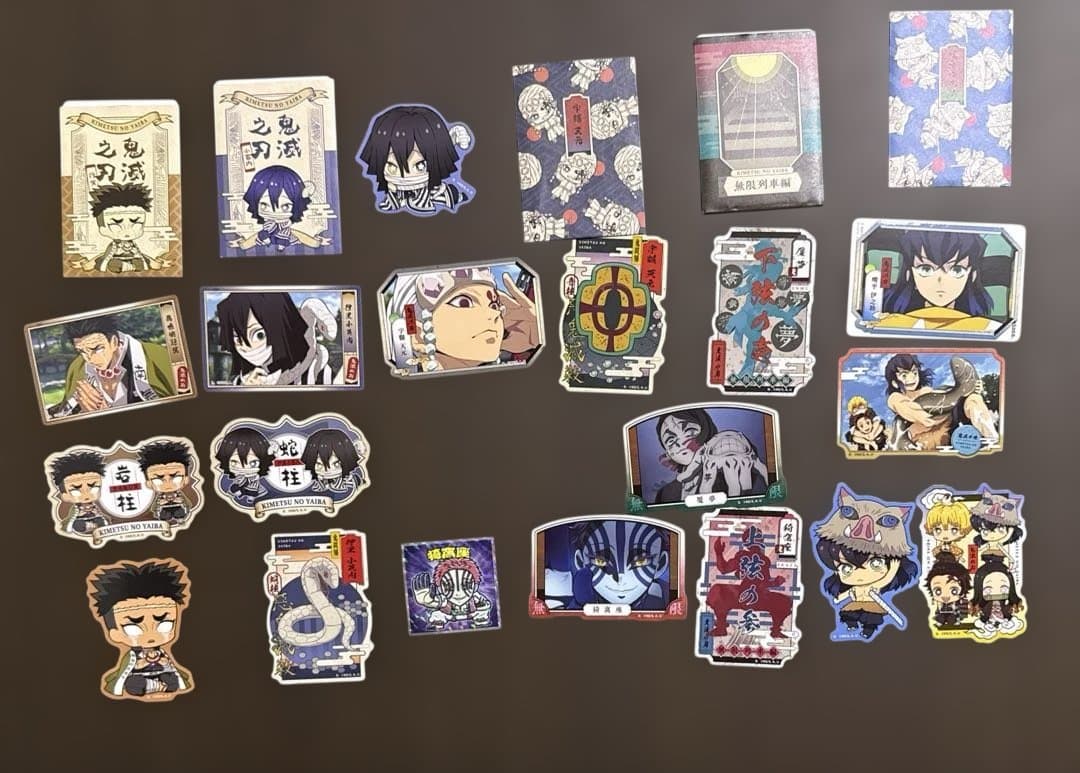 鬼滅の刃　鬼滅　163点　チェンジングカード　シール　クリアカード　非売品　レア