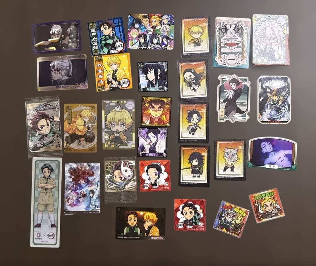 鬼滅の刃　鬼滅　163点　チェンジングカード　シール　クリアカード　非売品　レア