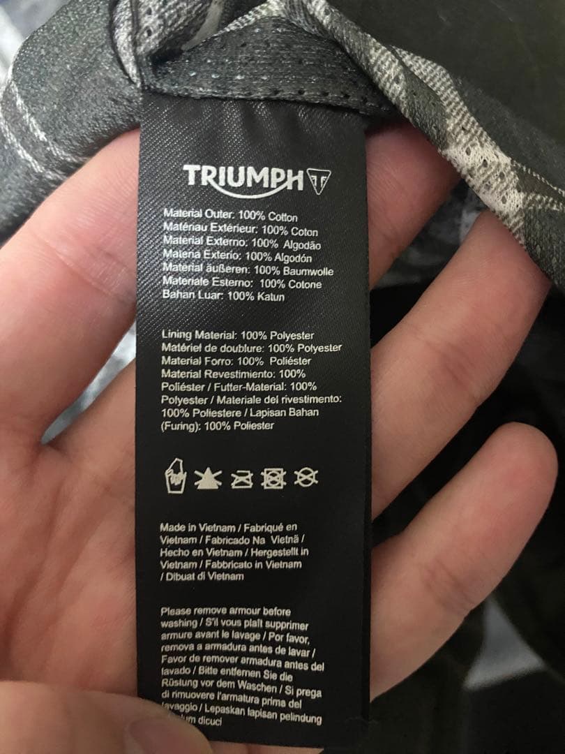 Barbour×TRIUMPH オリーブグリーンジャケット