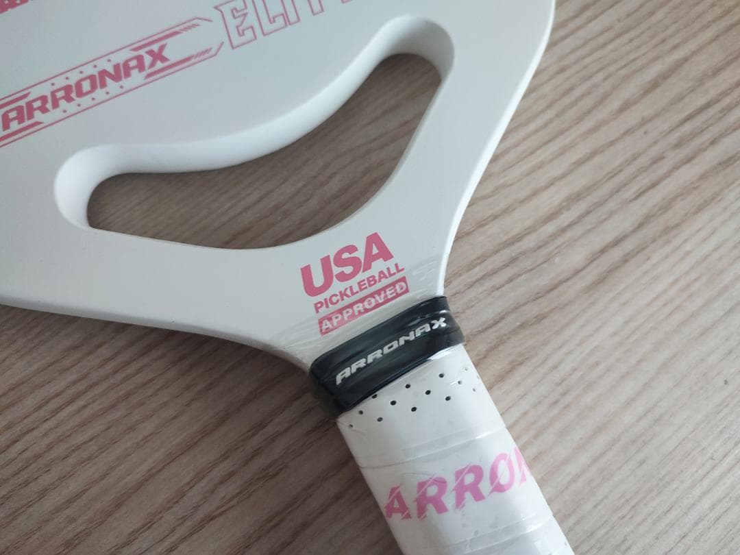 ARRONAX ELITE X3 ピックルボール パドル エッジレス 白 ピンク