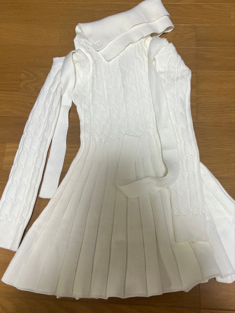 アメスリフレアニットミニワンピース ダーリッチ Darich