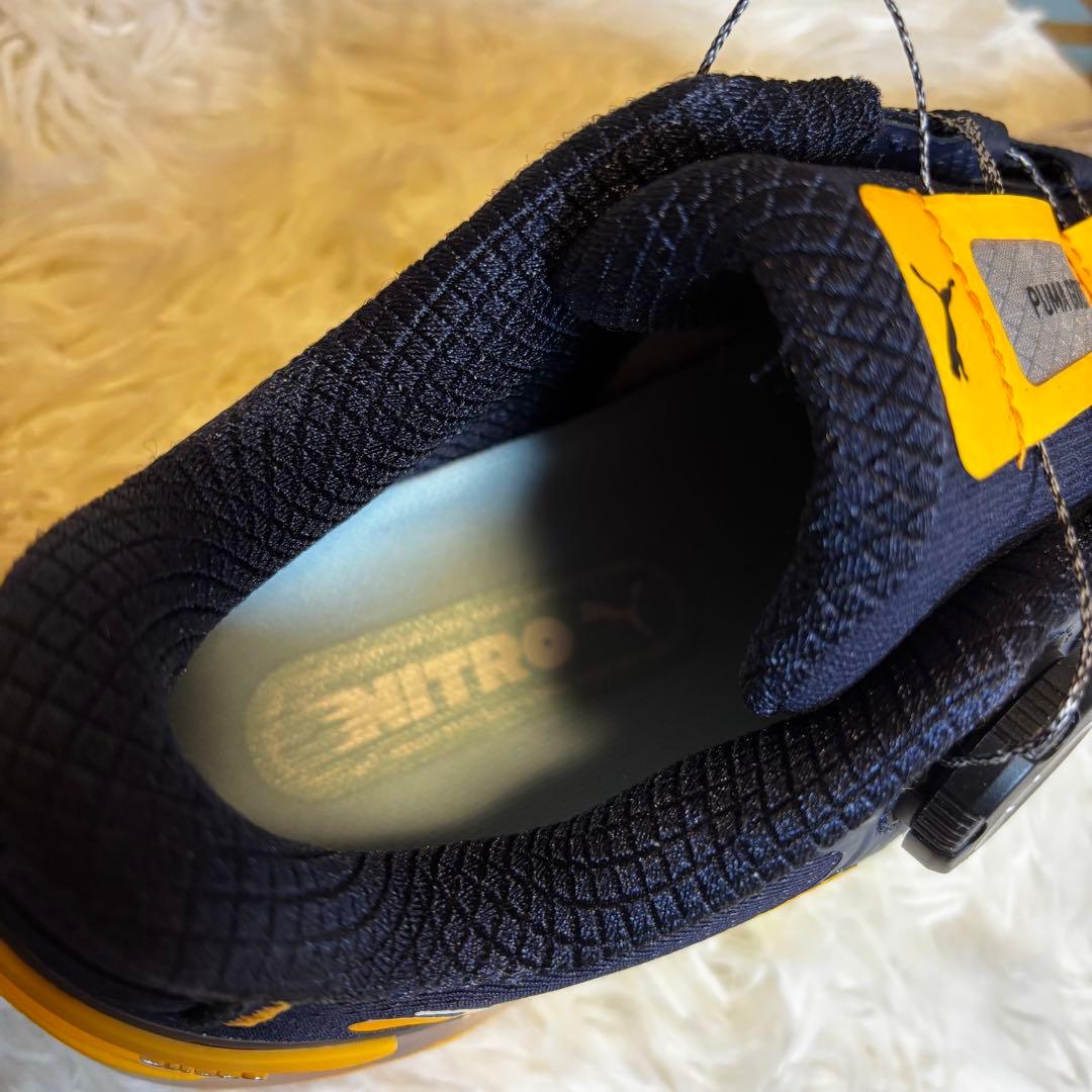 【未使用】PUMA NITRO スパイクレスゴルフシューズ BOA 25cm白紺