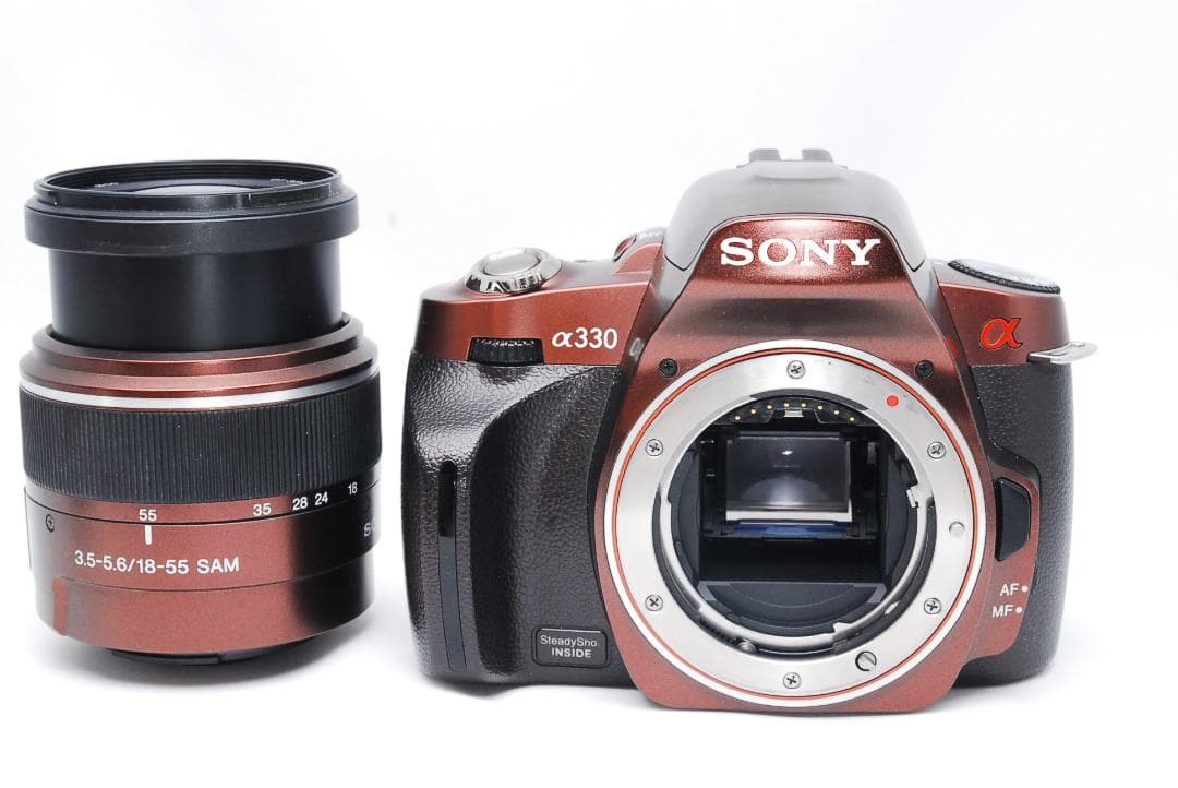 ナカミー【訳アリ】♥ SONY α330 ♥スマホ転送 一眼レフ 希少色