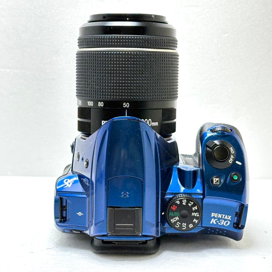 【黒死病対策済】PENTAX K-30 クリスタルブルー 50-200mmズーム