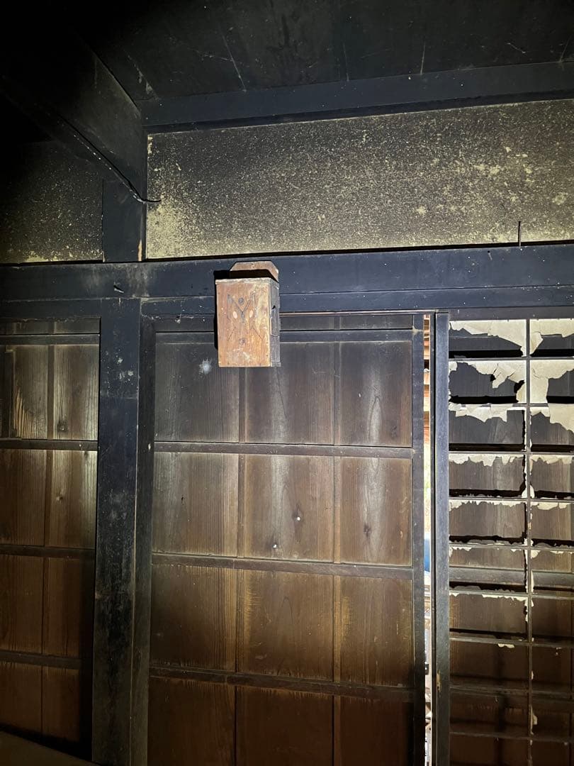 国旗　アンティーク　木箱　戦時中