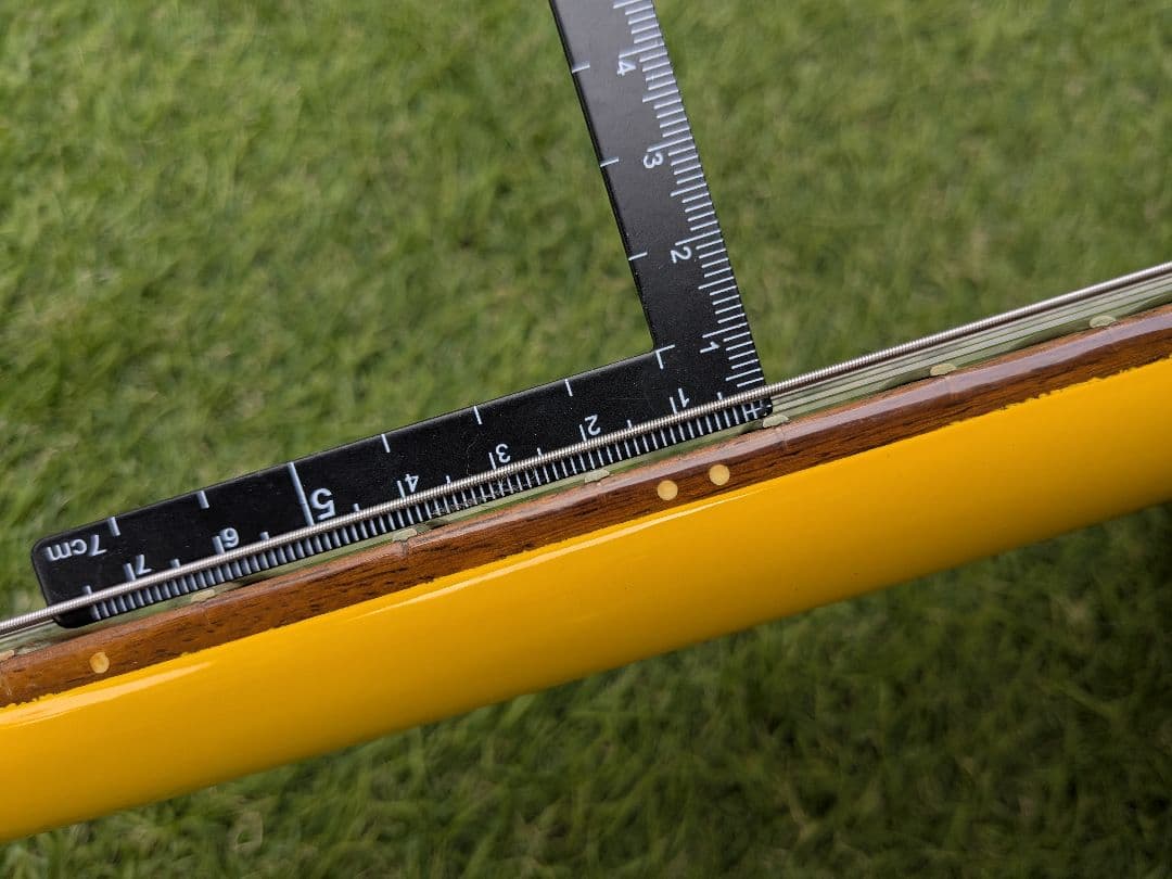 Maison TV YELLOW P90 レスポールjrダブルカッタウェイ