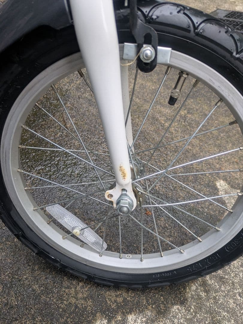 【はじめ】TRAVIS　 折りたたみ自転車 ホワイト　16インチ