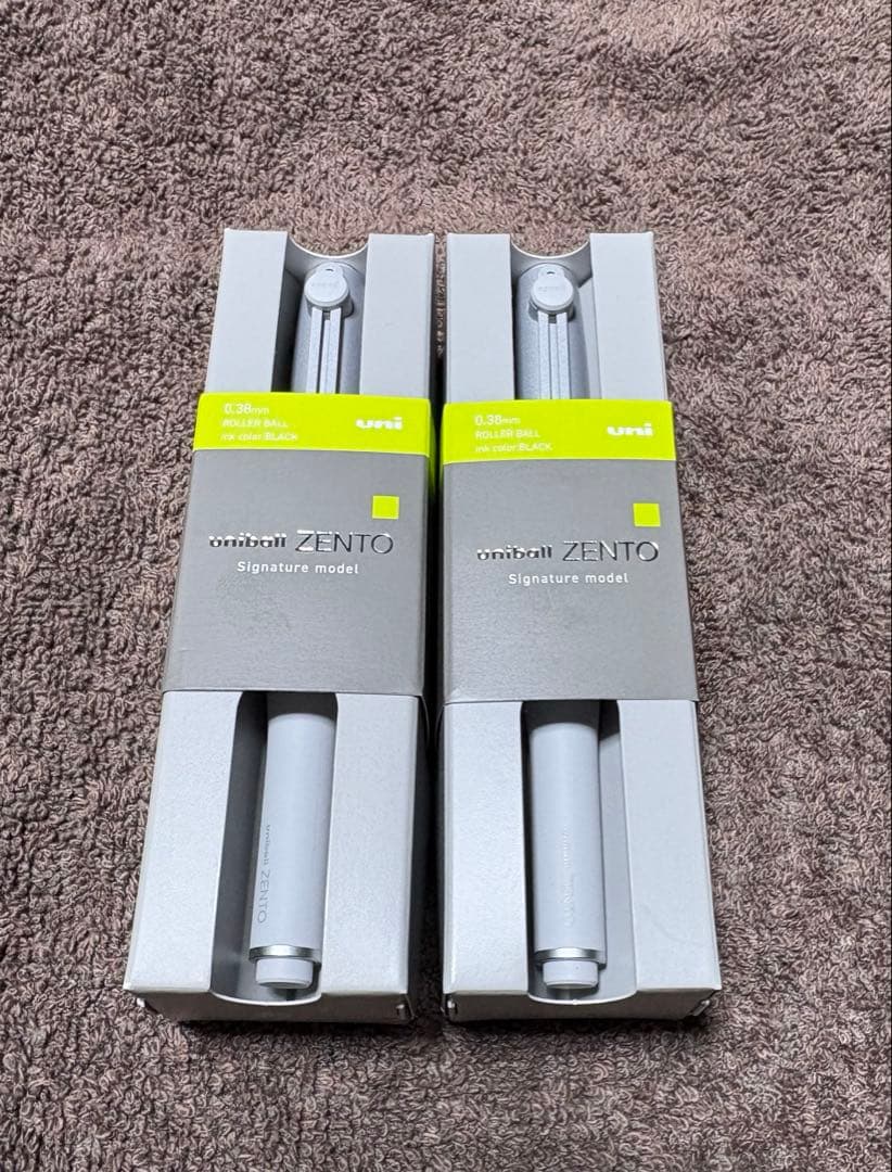 ユニボールゼント シグニチャーモデル 0.38mm 2本セット