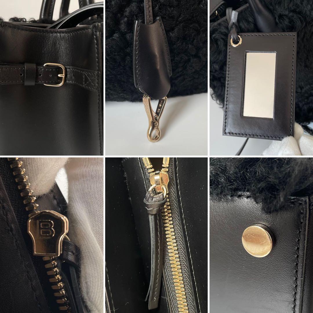 【極美品】バレンシアガ パドロック ヌード ワーク メリノシープ 2way 黒