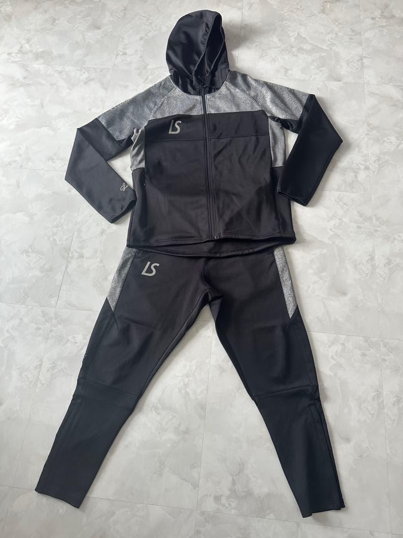 ルースイソンブラ　スポーツジャージセット ブラック/グレー