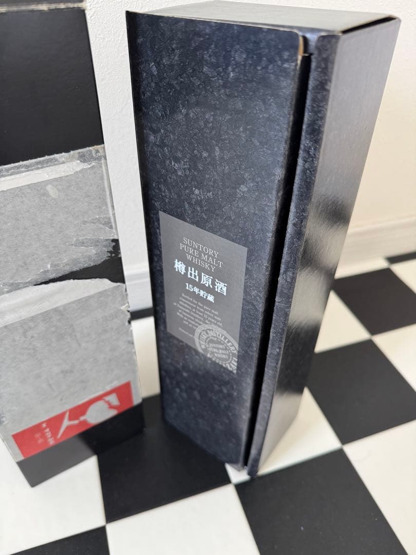 値下げ中【希少・未開封】サントリー ピュアモルトウイスキー 樽出原酒 15年貯蔵