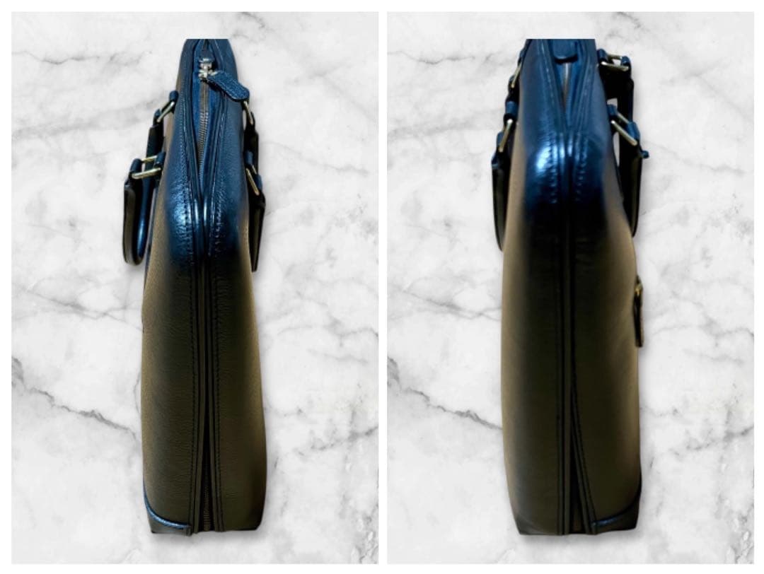 【美品】PORTER ポーター カミー ブリーフケース 革 ブラック