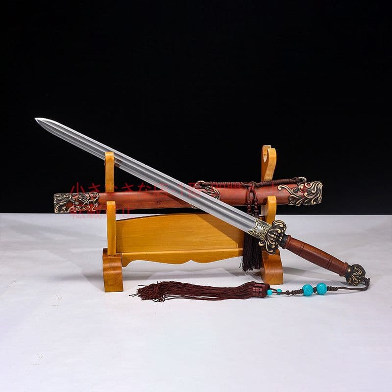 君主サーブル模様鋼二重溝中モデル  古兵器 武具 刀装具 日本刀 模造刀 居合刀