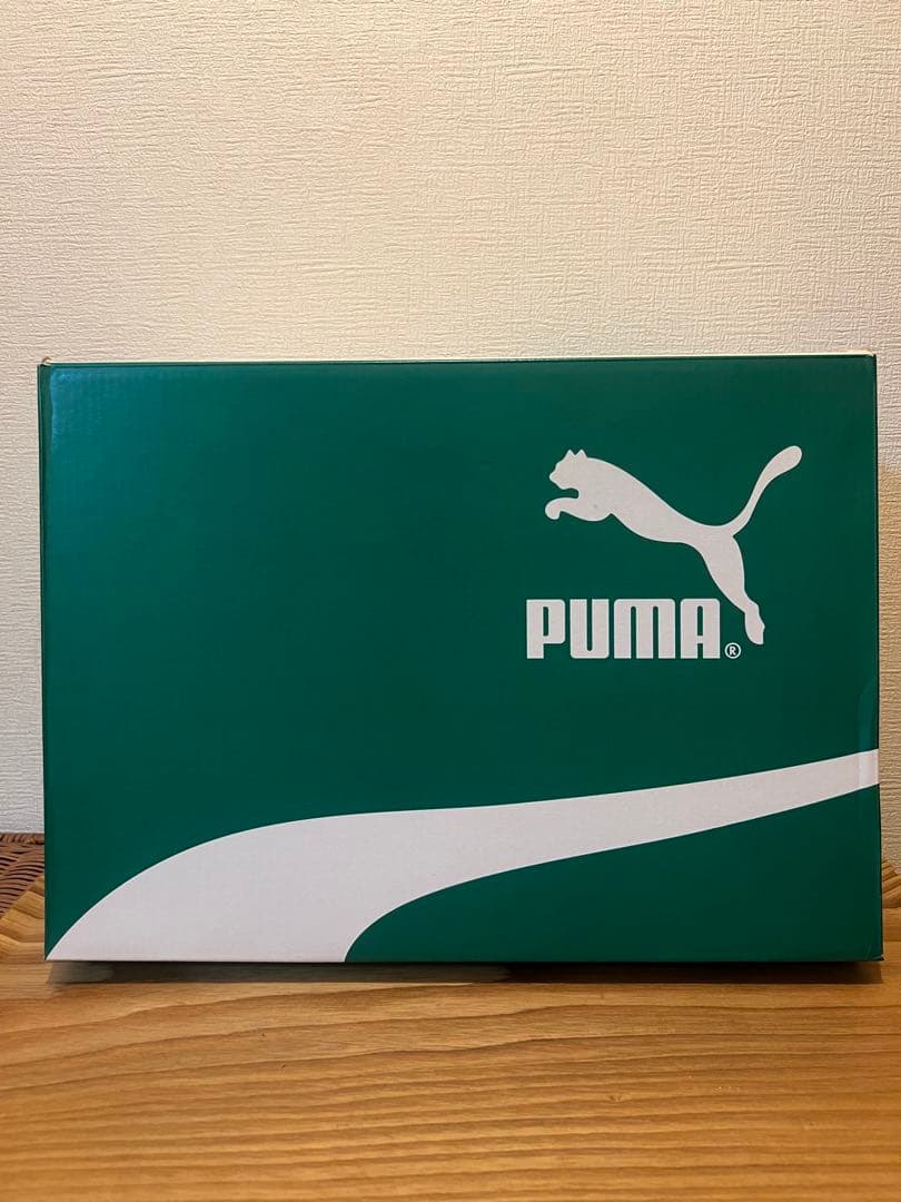PUMA ネイビーサイドゴアブーツ 厚底