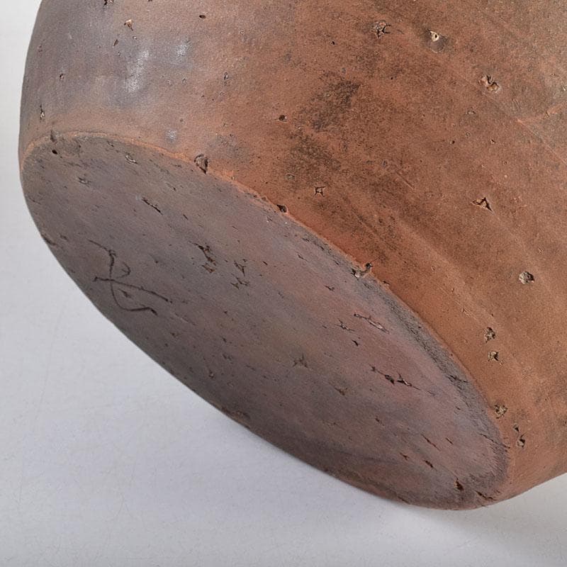 備前焼　古備前　花入　陶印あり　時代箱　C　R8017C